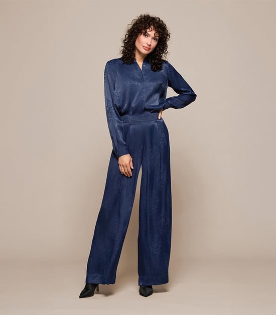 Bellize Bluse Marineblau - Image 6