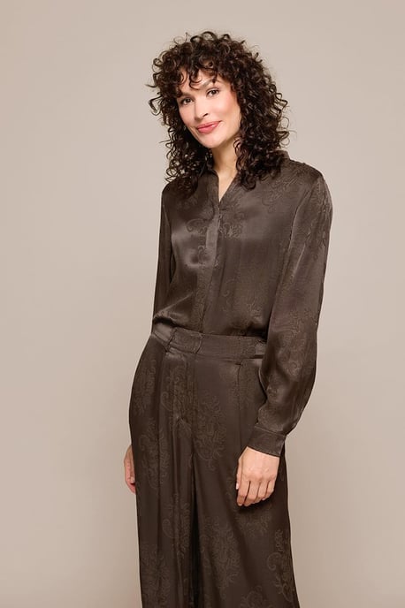 Bellize Bluse Dunkelbraun - Image 2
