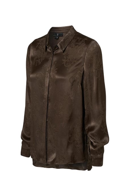 Bellize Bluse Dunkelbraun - Image 4
