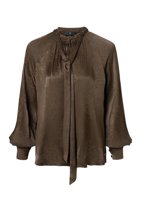 Bension Bluse Dunkelbraun - Image 3