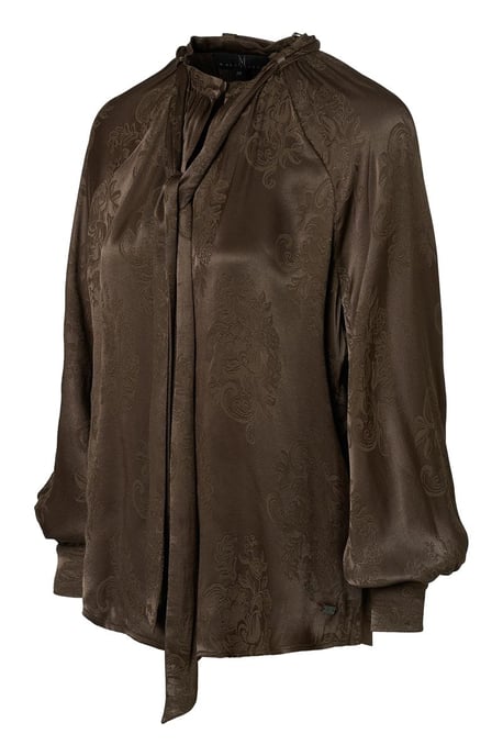 Bension Bluse Dunkelbraun - Image 4