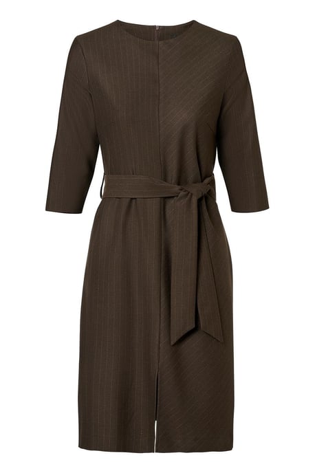 Ziana Lurex-Kleid Braun - Image 2