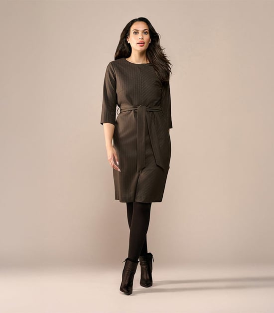 Ziana Lurex-Kleid Braun - Image 6