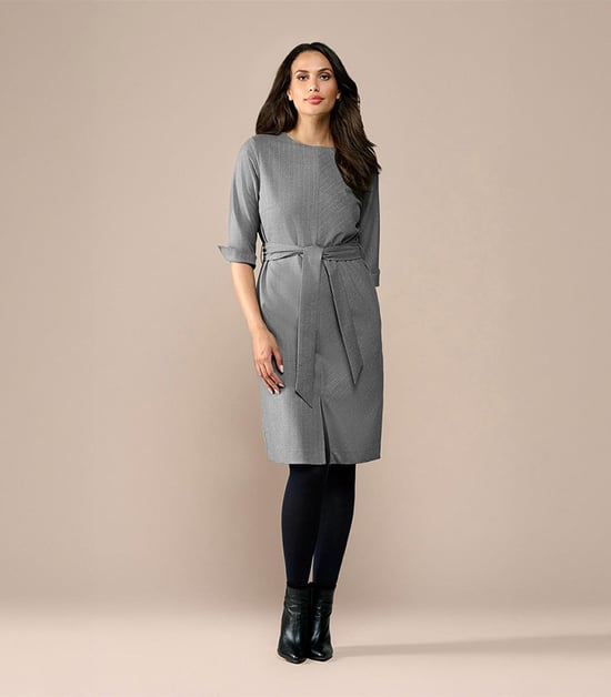 Ziana Lurex-Kleid Grau - Image 6