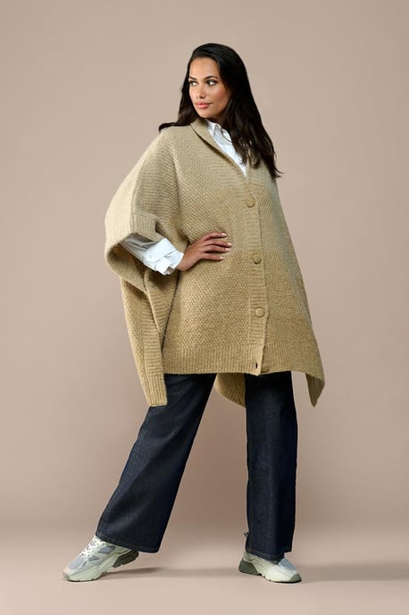 Aliza Poncho Sand - Image 1
