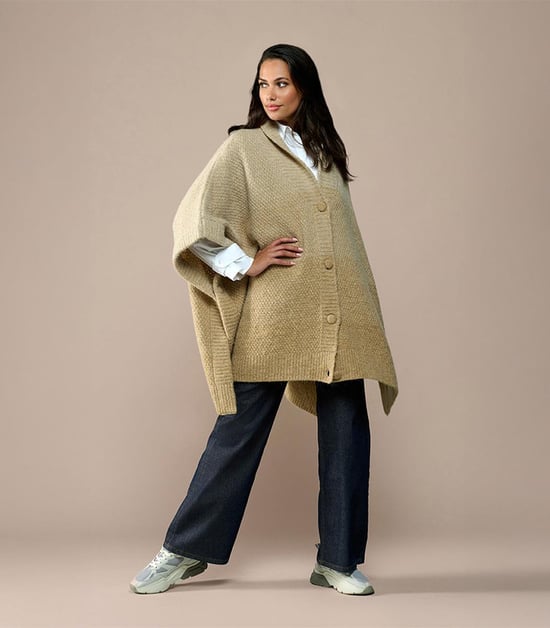 Aliza Poncho Sand - Image 6