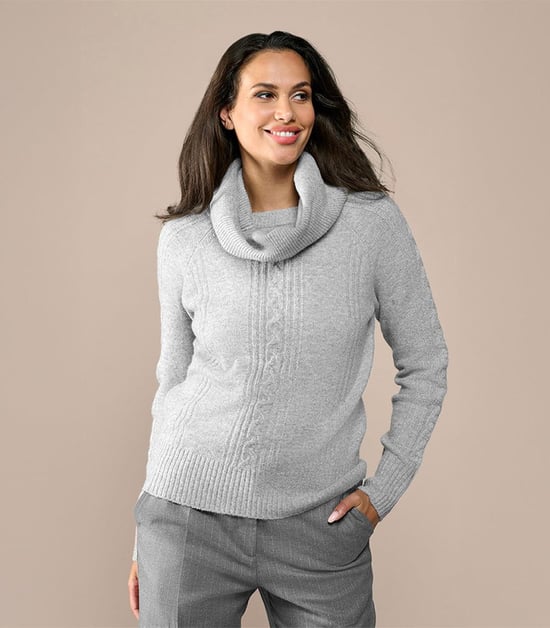 Liv Lurex Pullover Grau/Silber - Image 6