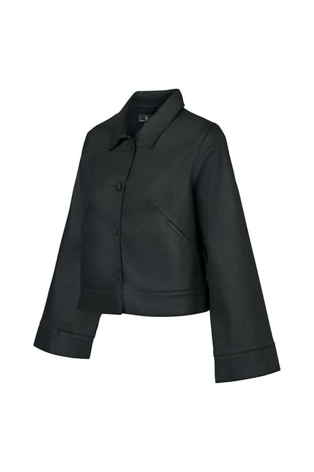 Jaily beschichtete Jacke Schwarz - Image 4