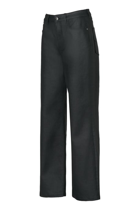 Lienna beschichtete Hose Schwarz - Image 3