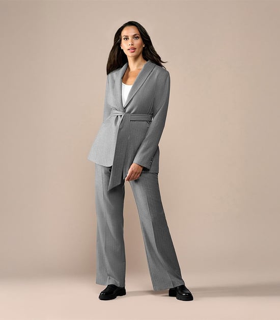 Zaylee Lurex Blazer Grau - Image 6