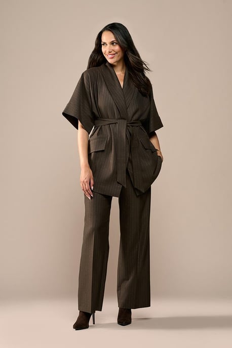 Roseline Lurex Blazer Braun - Image 1