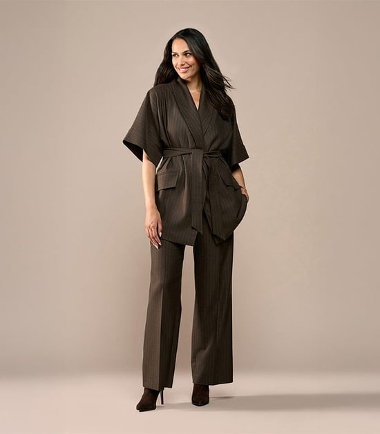 Roseline Lurex Blazer Braun - Image 6