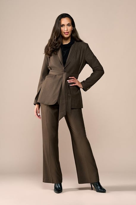 Zaylee Lurex Blazer Braun - Image 1