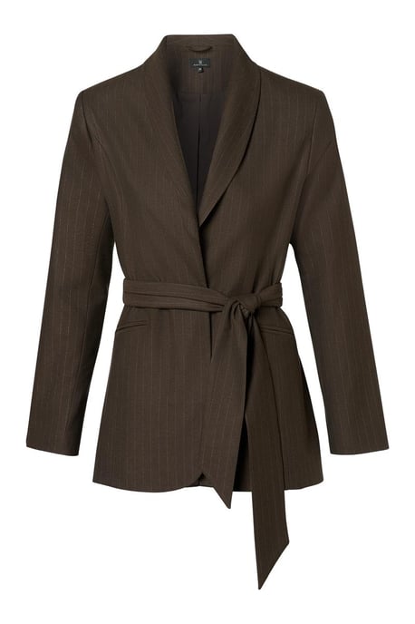 Zaylee Lurex Blazer Braun - Image 2