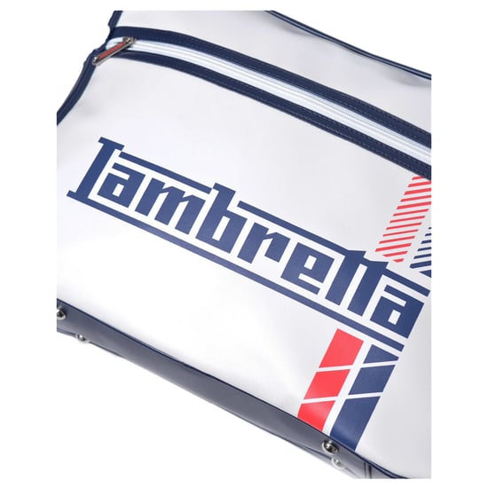 Lambretta - Kosmetikbeutel, Rallye-Streifen (Weiß) - Image 4