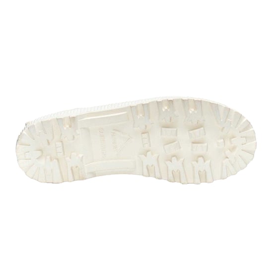 Superga - "2469 Alpina" Welle Stiefeletten für Damen, grob geripptes Seidentuch (Weiß Avorio/Beige) - Image 4