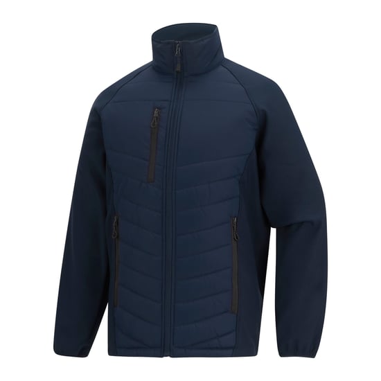 Regatta - Steppjacke für Herren, Durchgehender Reißverschluss (Marine/Asche) - Image 3