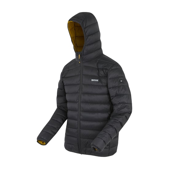 Regatta - "Marizion" Steppjacke mit Kapuze für Herren (Asche/Gold) - Image 3