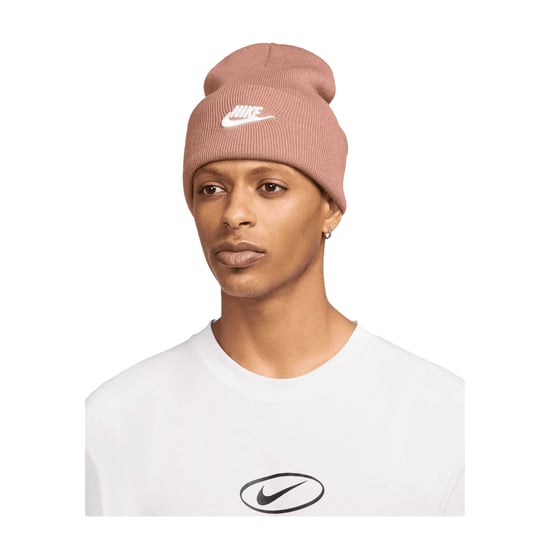 Nike - "Futura Peak" Mütze für Herren/Damen Unisex (Roségold/Weiß) - Image 1