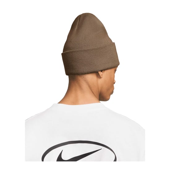Nike - "Futura Peak" Mütze für Herren/Damen Unisex (Mosswood Braun/Weiß) - Image 2