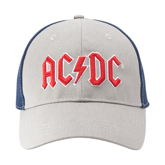 AC/DC - Baseball-Mütze Logo für Herren/Damen Unisex (Grau/Marineblau/Rot) - Image 2