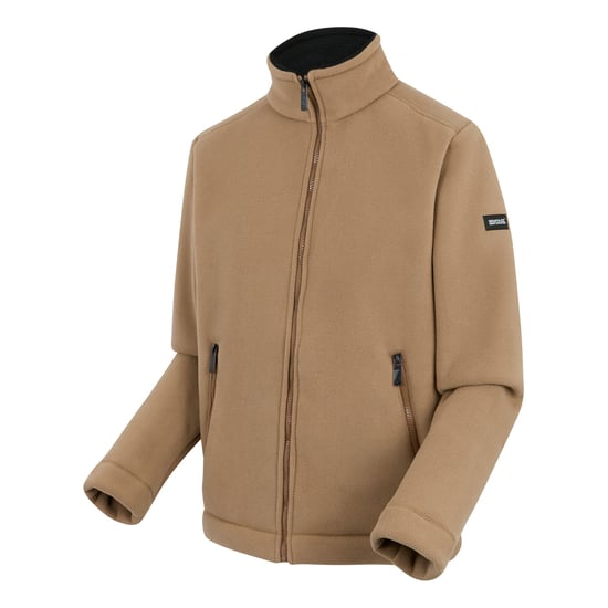 Regatta - "Garrian II" Fleecejacke Durchgehender Reißverschluss für Herren (Eiskaffee/Schwarz) - Image 3