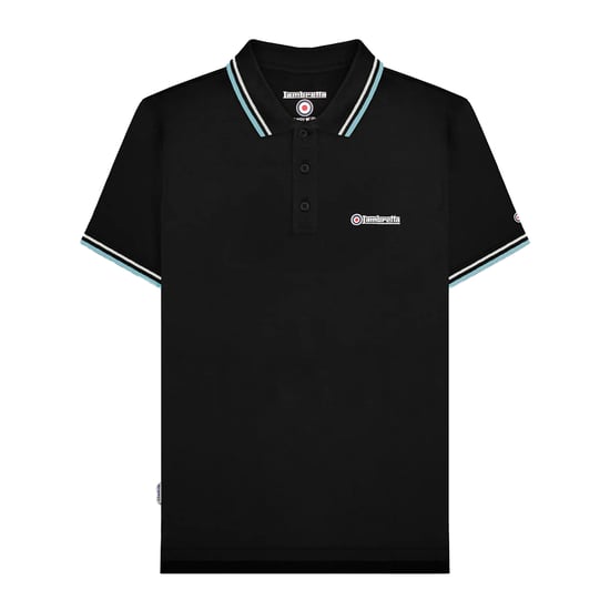 Lambretta - Poloshirt für Herren (Schwarz/Steingrau/Rauchblau) - Image 1