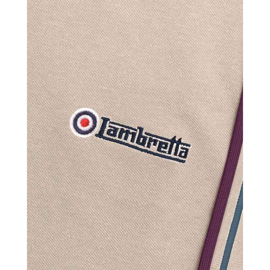 Lambretta - Poloshirt für Herren (Steinfarben/Mond/Ozean/Winterblüte) - Image 4