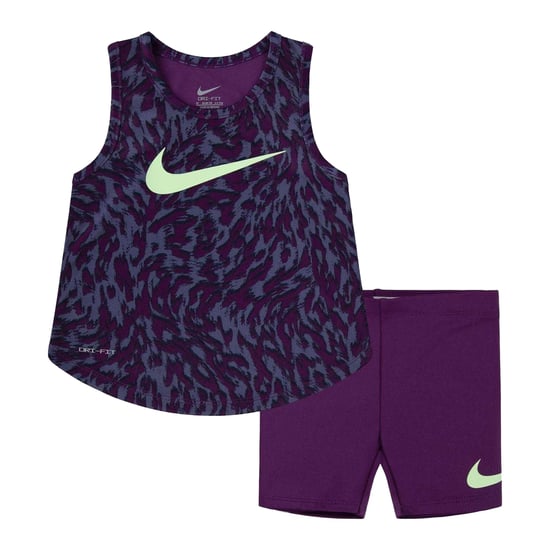 Nike - "Veener" Set Oberteil & Shorts für Kinder (Violett) - Image 1