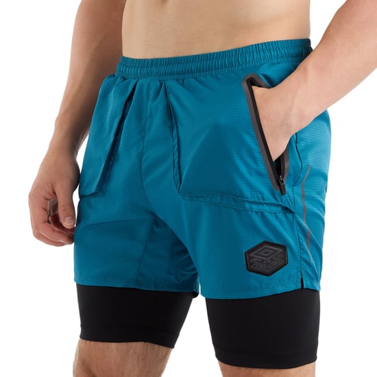 Umbro - "Pro Training Elite" Hybrid-Short für Herren (Korsar/Schwarz) - Image 3