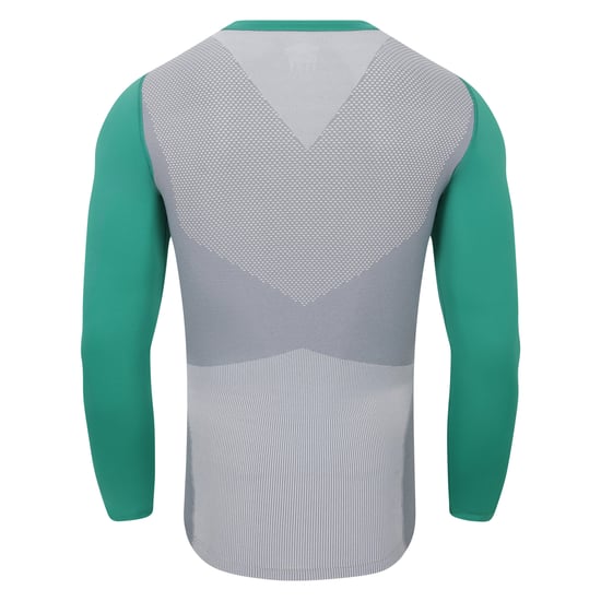 Umbro - "Pro" Base Layer Oberteil für Herren Langärmlig (Golf Grün/Grau) - Image 2