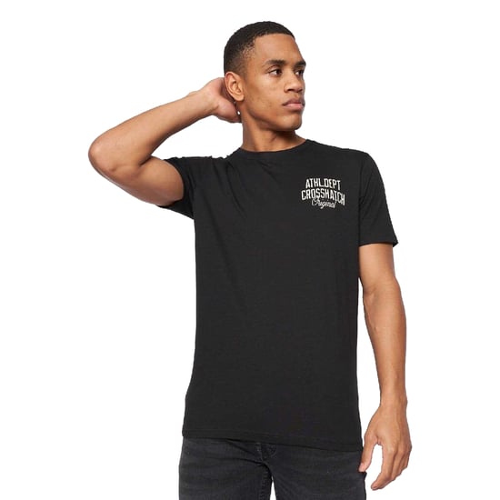 Crosshatch - "Brandax" T-Shirt für Herren (5er-Pack) (Marine/Orange/Schwarz/Grau meliert/Grau meliert/Weiß/Weiß) - Image 6