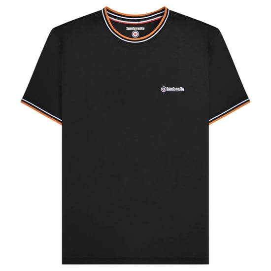 Lambretta - "AW24" T-Shirt für Herren (Schwarz/Weiß/Orange) - Image 1