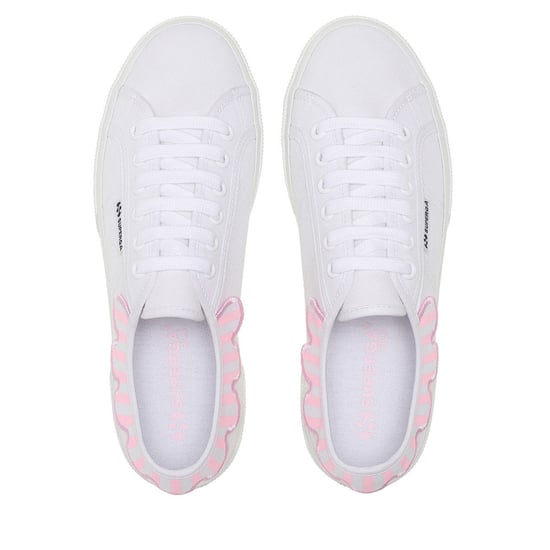 Superga - Herren/Damen Unisex Sneaker "3740 Leggera", Schirm (Rosa Blumenstrauß/Weiß) - Image 4