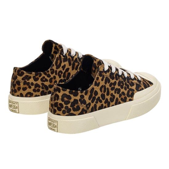 Superga - "2432 Works" Leo-Muster Sneaker für Herren/Damen Unisex, Kalb Leder (Braun/Naturweiß) - Image 2
