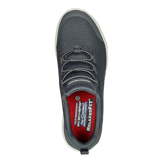 Skechers - Damen Sicherheitsschuhe "Marsing-Waiola SR" (Holzkohle/Weiß) - Image 3