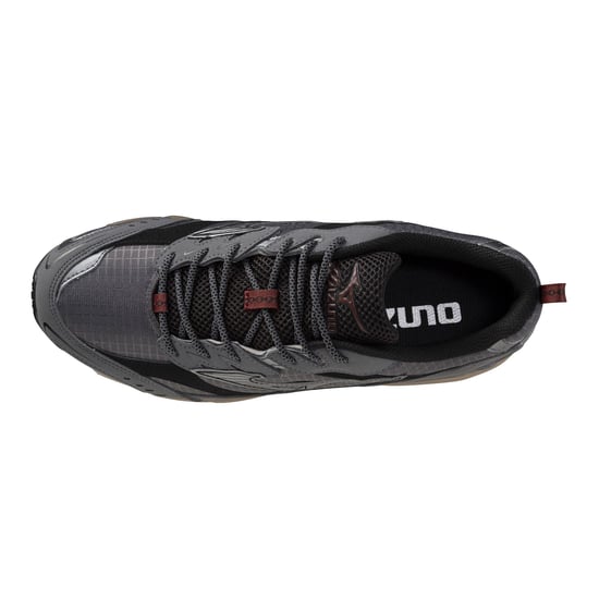 Mizuno - "MXR" Blockfarben Sneaker für Herren (Eisentor Grau/Silber/Syrah Rot) - Image 4
