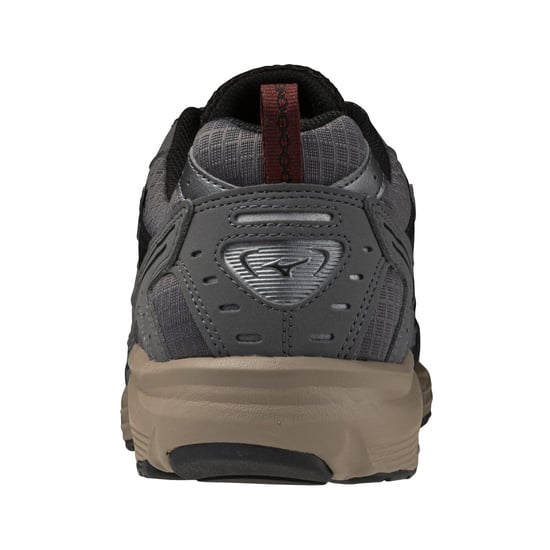 Mizuno - "MXR" Blockfarben Sneaker für Herren (Eisentor Grau/Silber/Syrah Rot) - Image 6