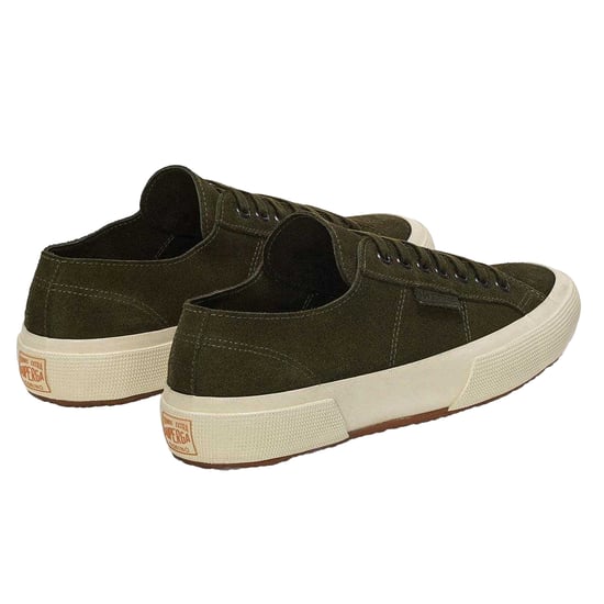 Superga - "OG Flesh Out" Sneaker für Herren/Damen Unisex, Wildleder (Akademie Grün/Naturweiß) - Image 2
