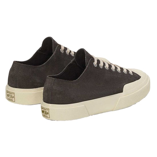 Superga - "Flesh Out" Sneaker für Damen, Wildleder (Vulkanasche/Naturweiß) - Image 2