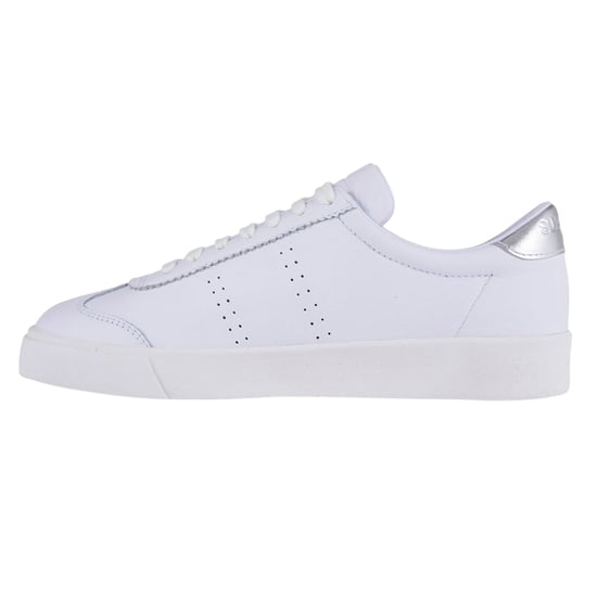 Superga - Damen Sneaker "2843 Club S", Glitzer, Leder (Weißblau/Leicht) - Image 4