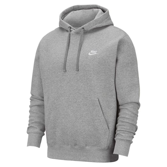 Nike - "Sportswear Club" Kapuzenpullover für Herren/Damen Unisex (Dunkelgrau/Mattiertes Silber/Weiß) - Image 1