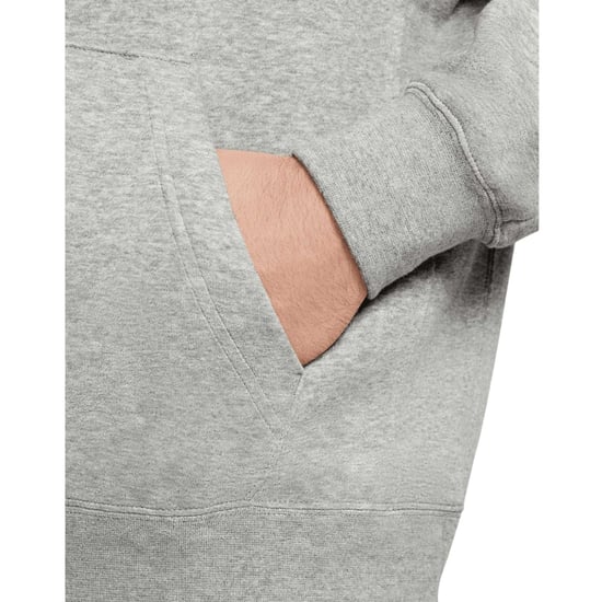 Nike - "Sportswear Club" Kapuzenpullover für Herren/Damen Unisex (Dunkelgrau/Mattiertes Silber/Weiß) - Image 4