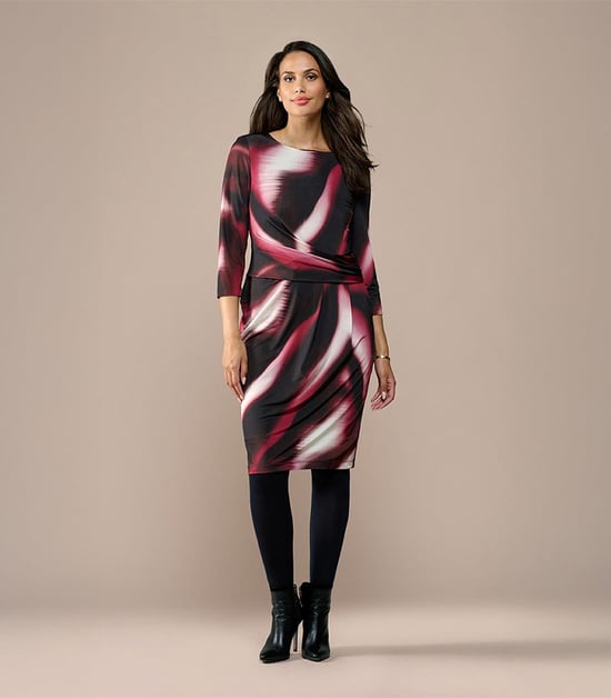 Eloise Printkleid Rosa / Mehrfarbig - Image 6