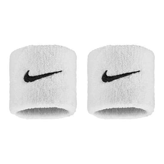 Nike - "Classic" Armband, Swoosh (2er-Pack) (Weiß/Schwarz) - Image 1