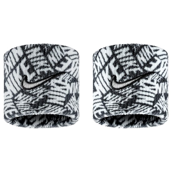 Nike - "Classic" Armband, Dri-FIT, Swoosh (2er-Pack) (Schwarz/Weiß) - Image 1