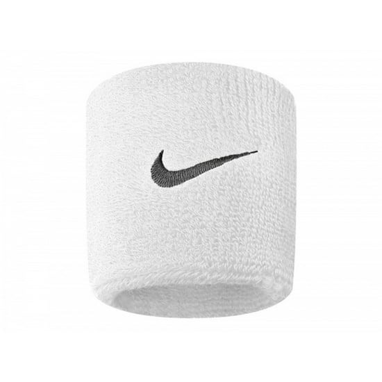 Nike Unisex Swoosh Schweißband, 2er-Pack (Weiß) - Image 1