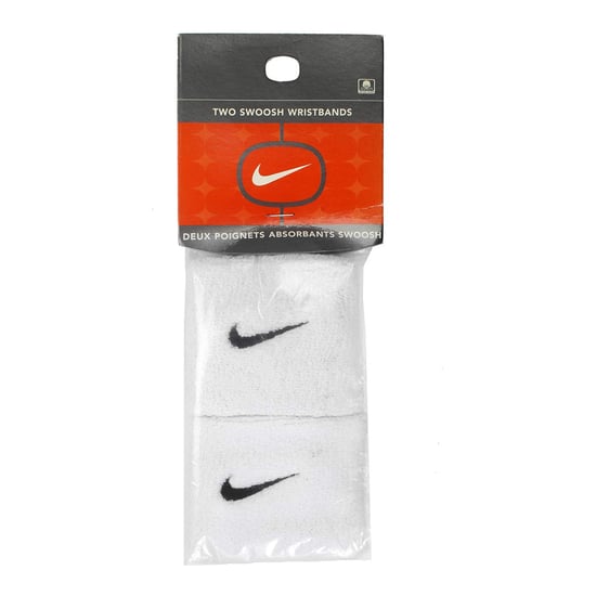 Nike Unisex Swoosh Schweißband, 2er-Pack (Weiß) - Image 3