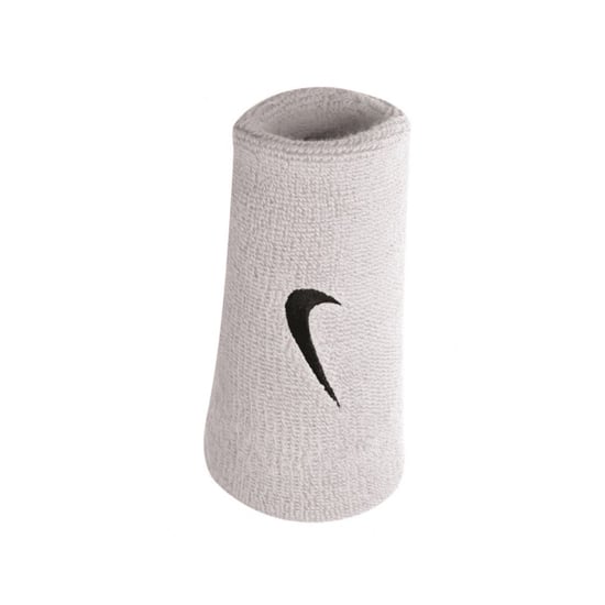Nike - "Jumbo" 2er-Pack Swoosh Armband (Weiß/Schwarz) - Image 2