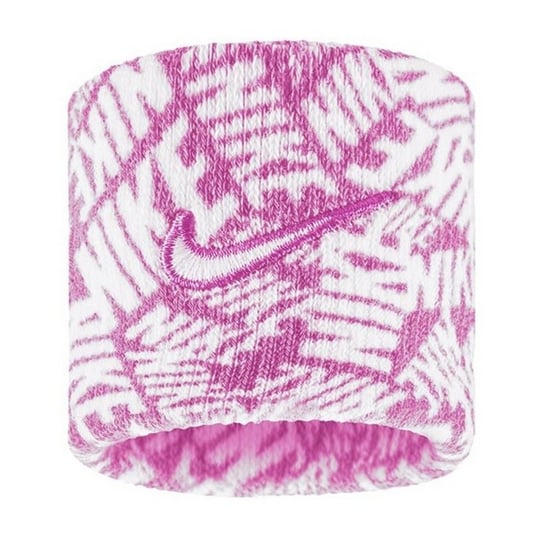 Nike - "Classic" Armband, Dri-FIT, Swoosh (Pink/Weiß) - Image 2